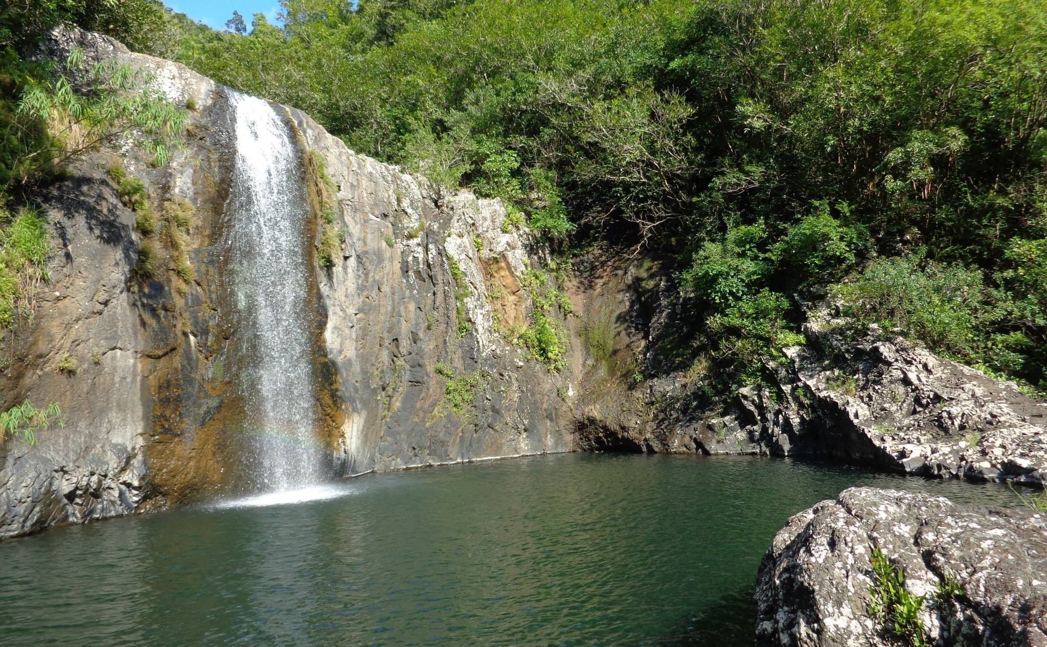 7 cascades waterfall - Mauritius